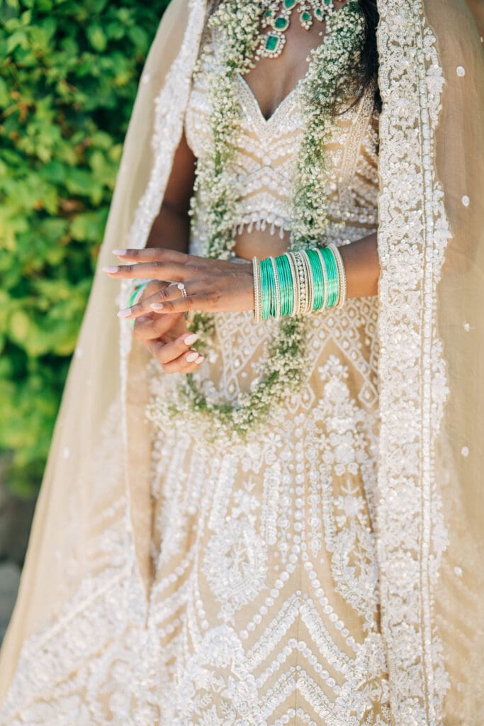 Indian bride and wedding ring