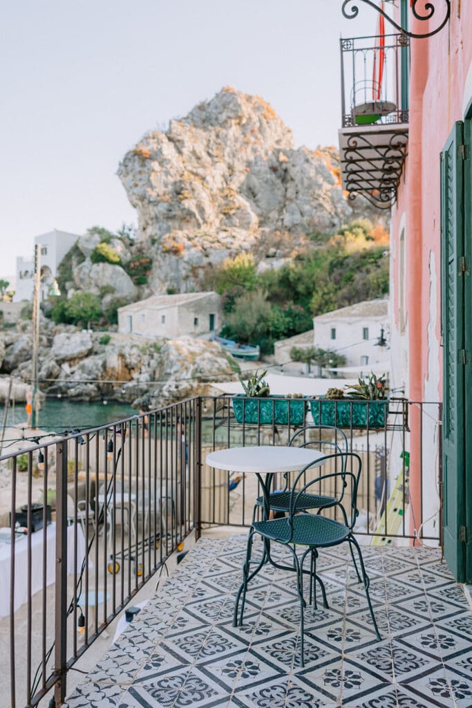 Balcony at Tonnara di Scopello